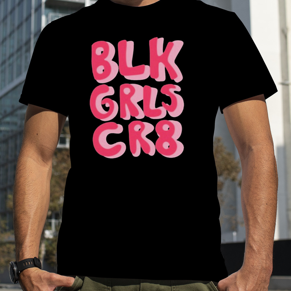 Wizmonifaaa blk grls cr8 T-shirt