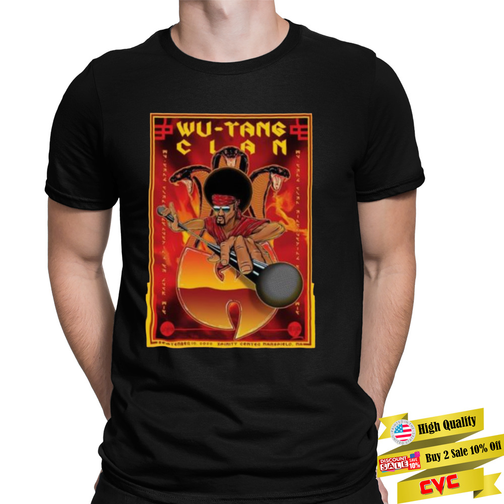 Wu Tang Clan Mansfield September 10 2022 Shirt 1 Unisex Tee