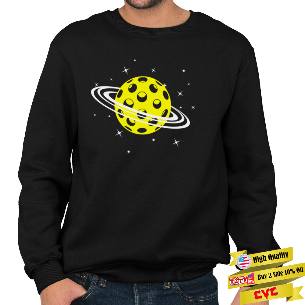 Yellow Planet Pickleball shirt 5 Unisex Crewneck Sweatshirt