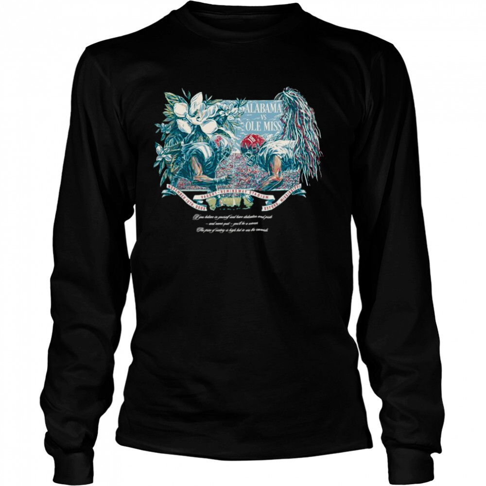 Alabama Vs Ole Miss Vaught Hemingway Stadium Oxford Mississippi 2022 Shirt 3 Long Sleeved shirts