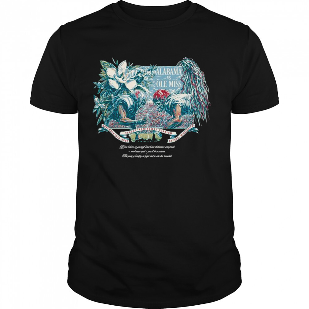 Alabama Vs Ole Miss Vaught Hemingway Stadium Oxford Mississippi 2022 Shirt 1 Unisex shirts