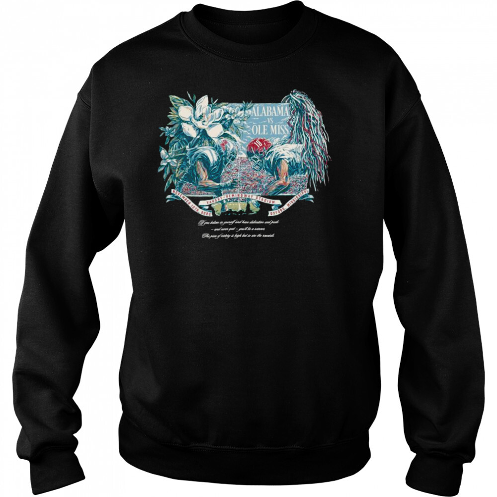 Alabama Vs Ole Miss Vaught Hemingway Stadium Oxford Mississippi 2022 Shirt 2 Sweat shirts