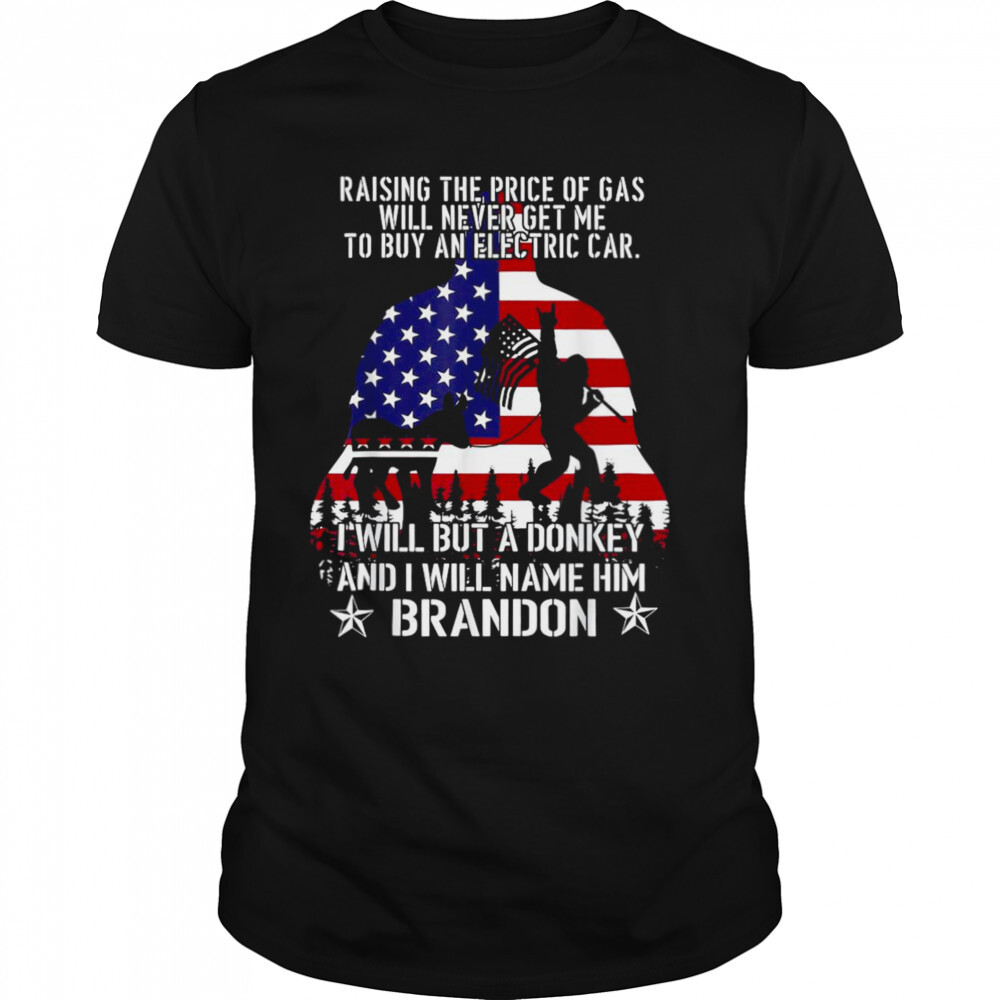 Bigfoot Raising The Price Of Gas Will Never Get Me To Buy An Electric Car USA Flag 2022 Shirt 1 Unisex shirts