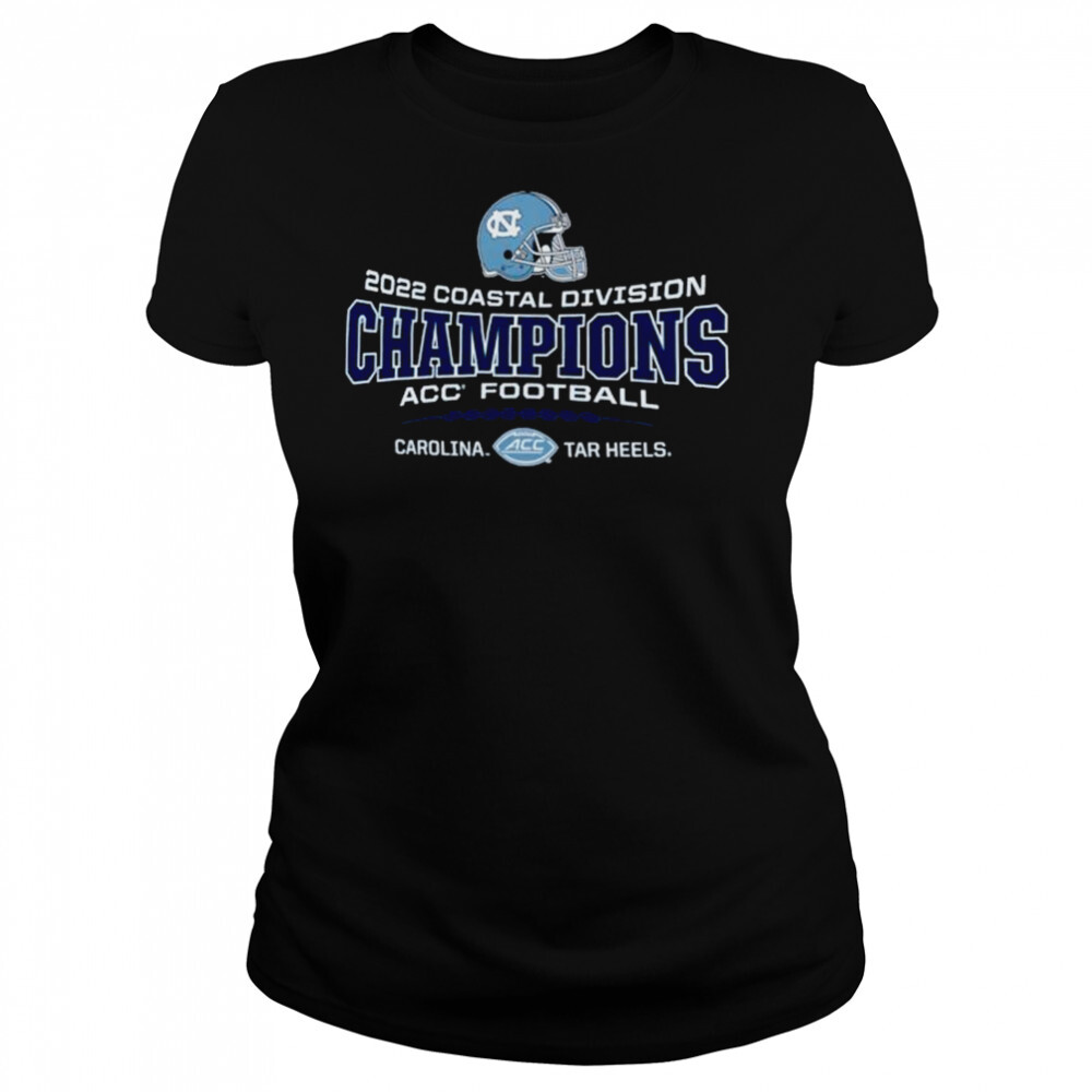 Carolina Tar Heels 2022 Coastal Division Champions ACC football shirt 4 Women's shirts