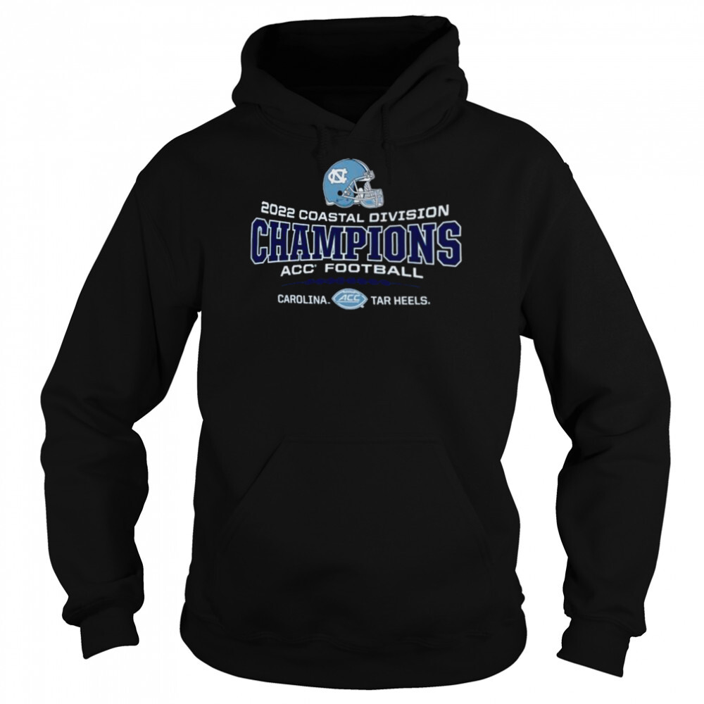 Carolina Tar Heels 2022 Coastal Division Champions ACC football shirt 5 Hoodie shirts