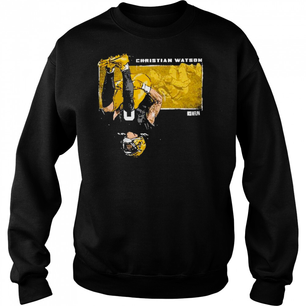 Christian Watson Green Bay Highlight Backflip shirt 2 Sweat shirts