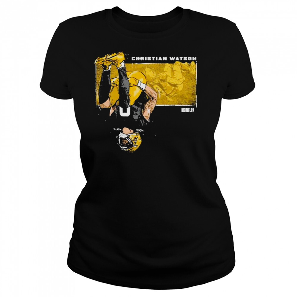 Christian Watson Green Bay Highlight Backflip shirt 4 Women's shirts