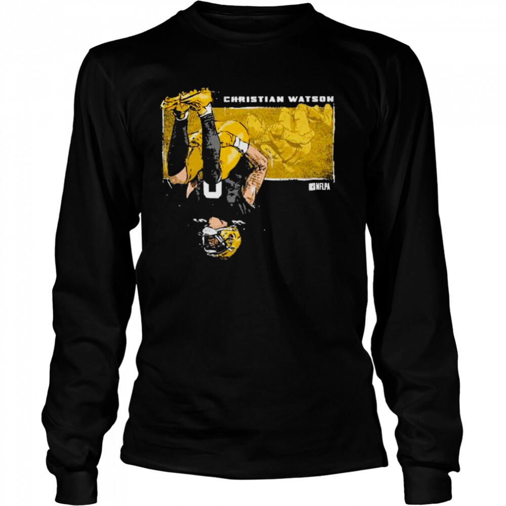 Christian Watson Green Bay Highlight Backflip shirt 3 Long Sleeved shirts