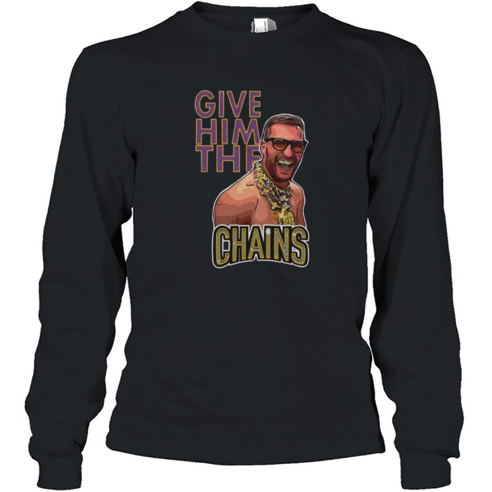 Give Him The Chains Kirk Cousins Minnesota Vikings T-Shirt - Shirt Low Price