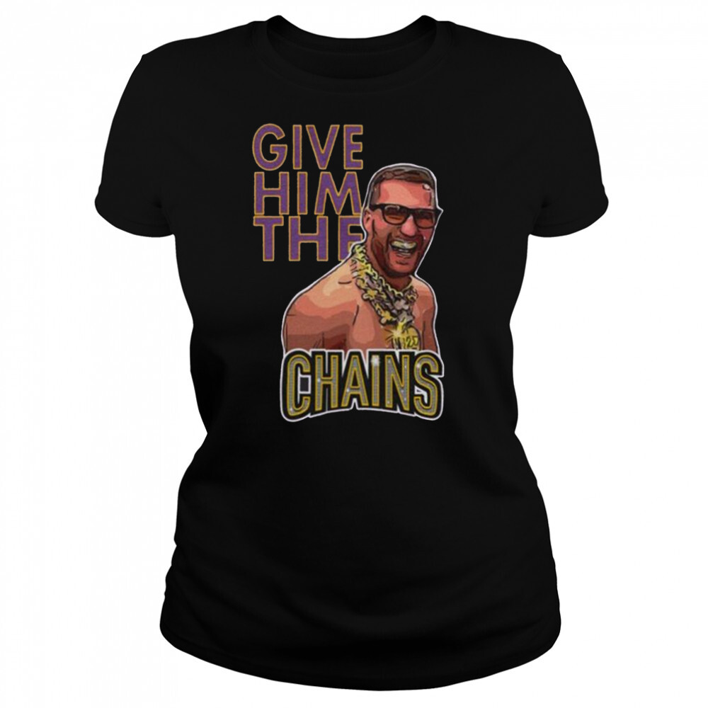 Give Him The Chains, Kirk Cousins Minnesota Vikings t-shirt 4 Women's shirts
