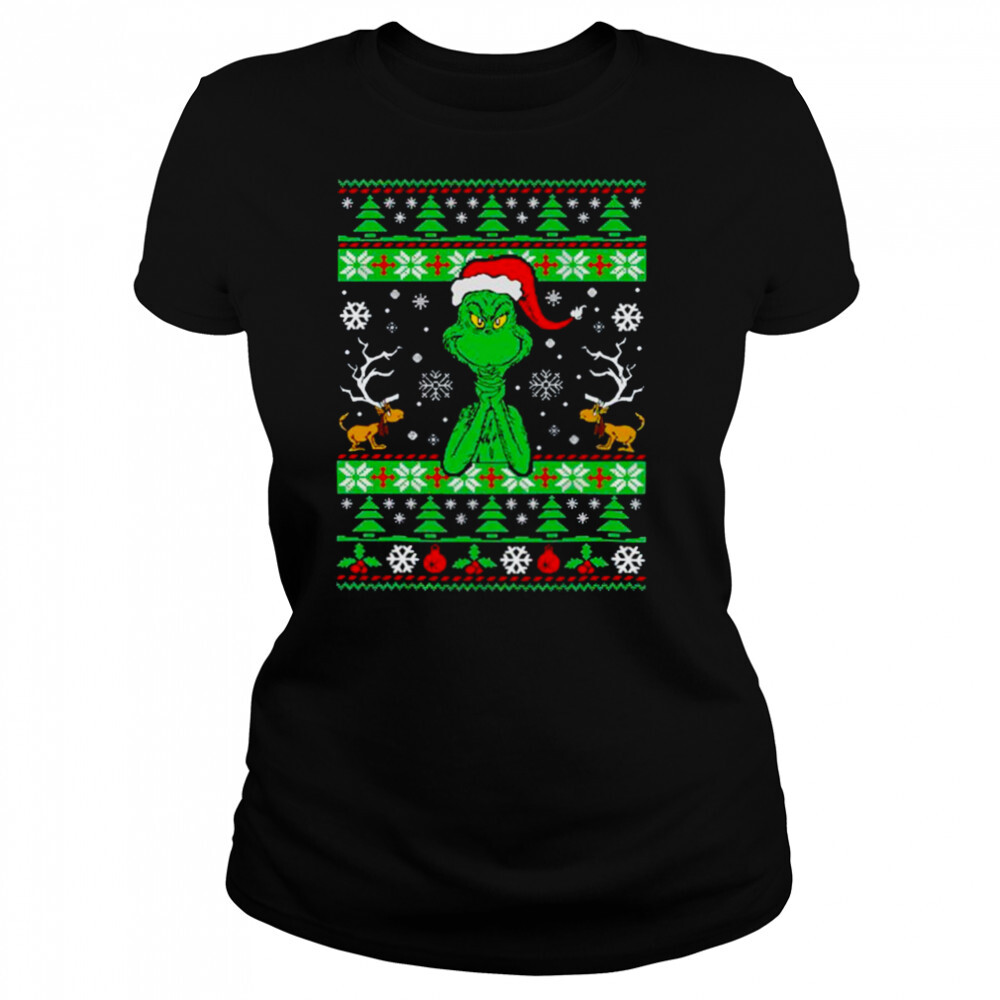 Grinch Ugly Pattern shirt 4 Women's shirts
