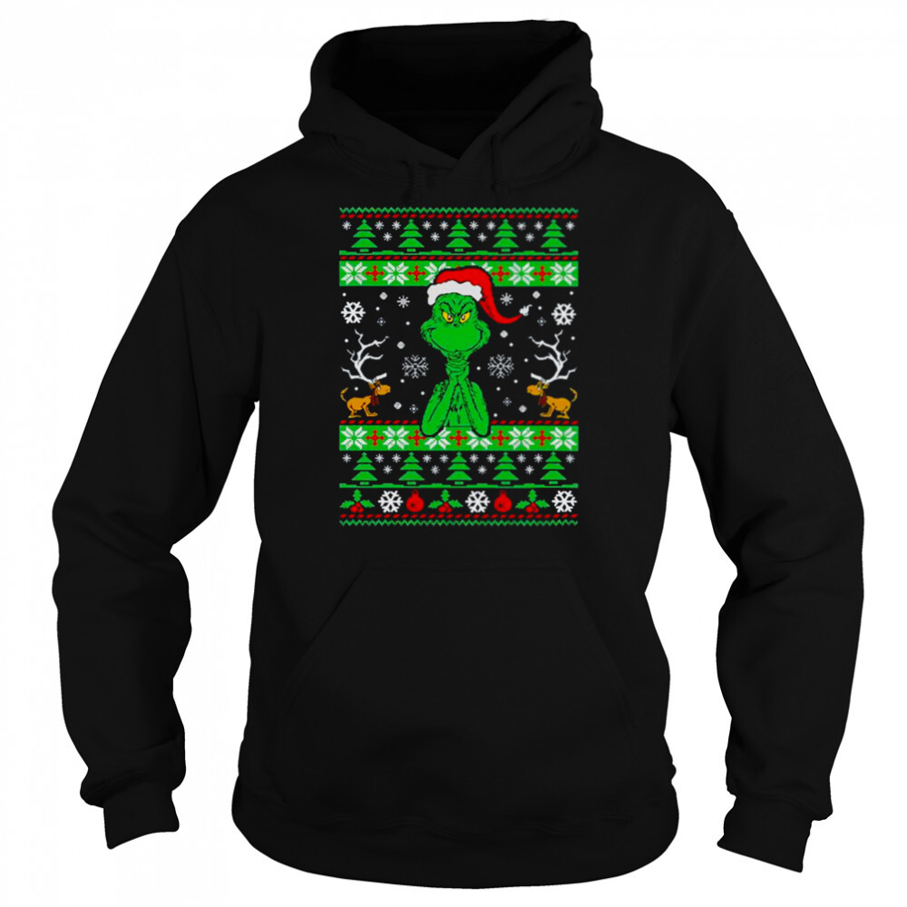 Grinch Ugly Pattern shirt 5 Hoodie shirts
