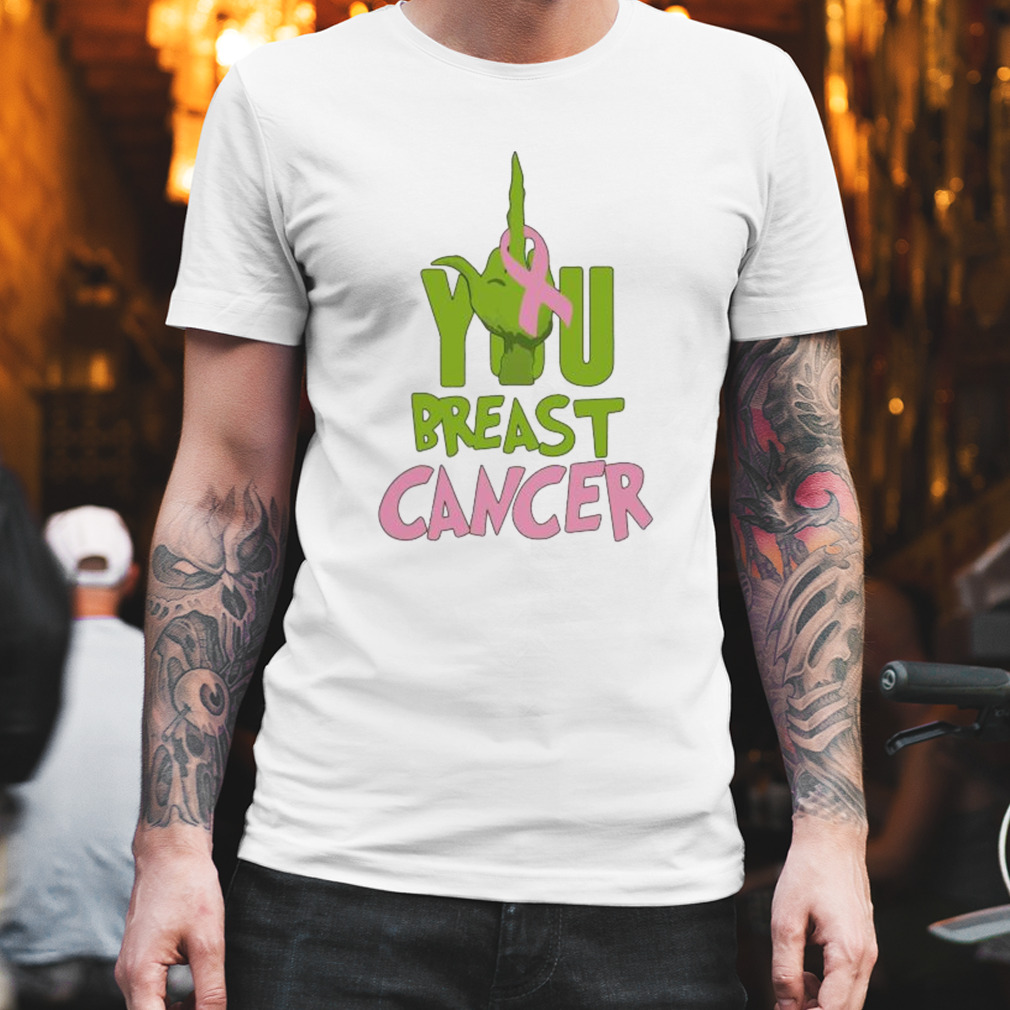 Grinch hand you Breast Cancer 2022 shirt