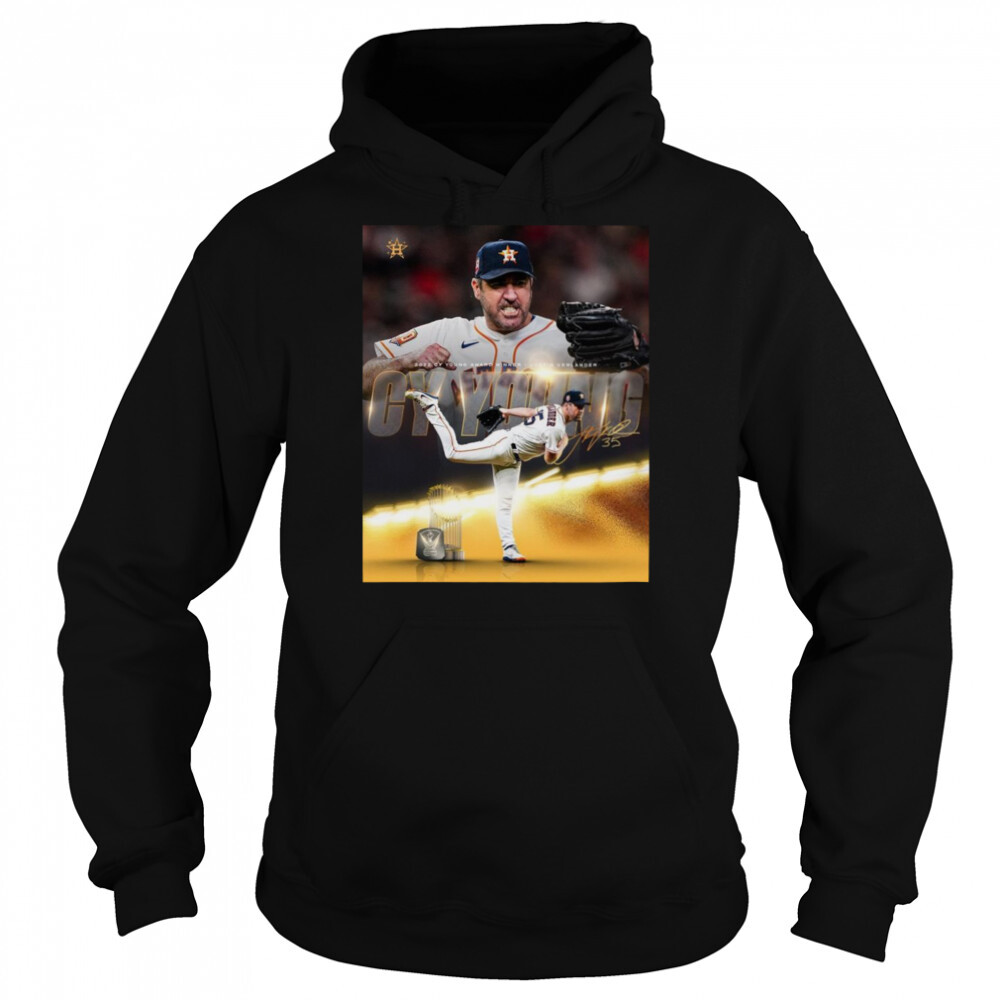 Houston Astros Justin Verlander 2022 CY Young Award Winner Signature Shirt 5 Hoodie shirts