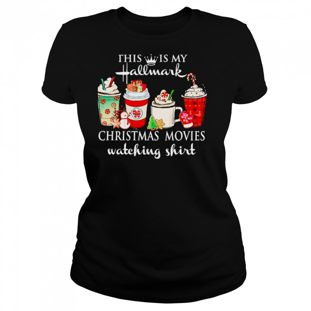 Ice cream This is my Hallmark Christmas movies watching shirt sweater 4 Women's shirts