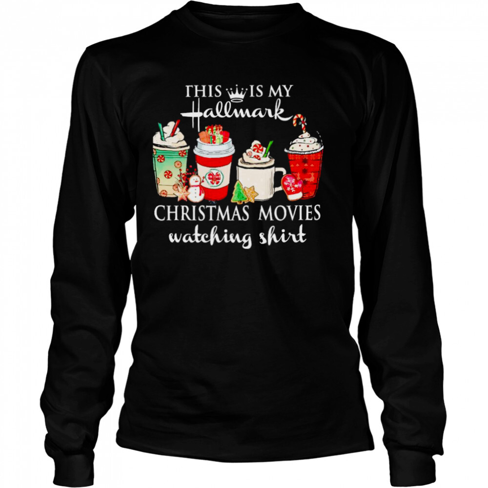 Ice cream This is my Hallmark Christmas movies watching shirt sweater 3 Long Sleeved shirts