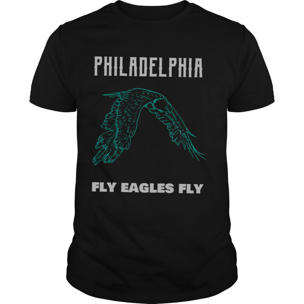 In The Sky Eagles Fly Philadelphia Football shirt 1 Unisex shirts