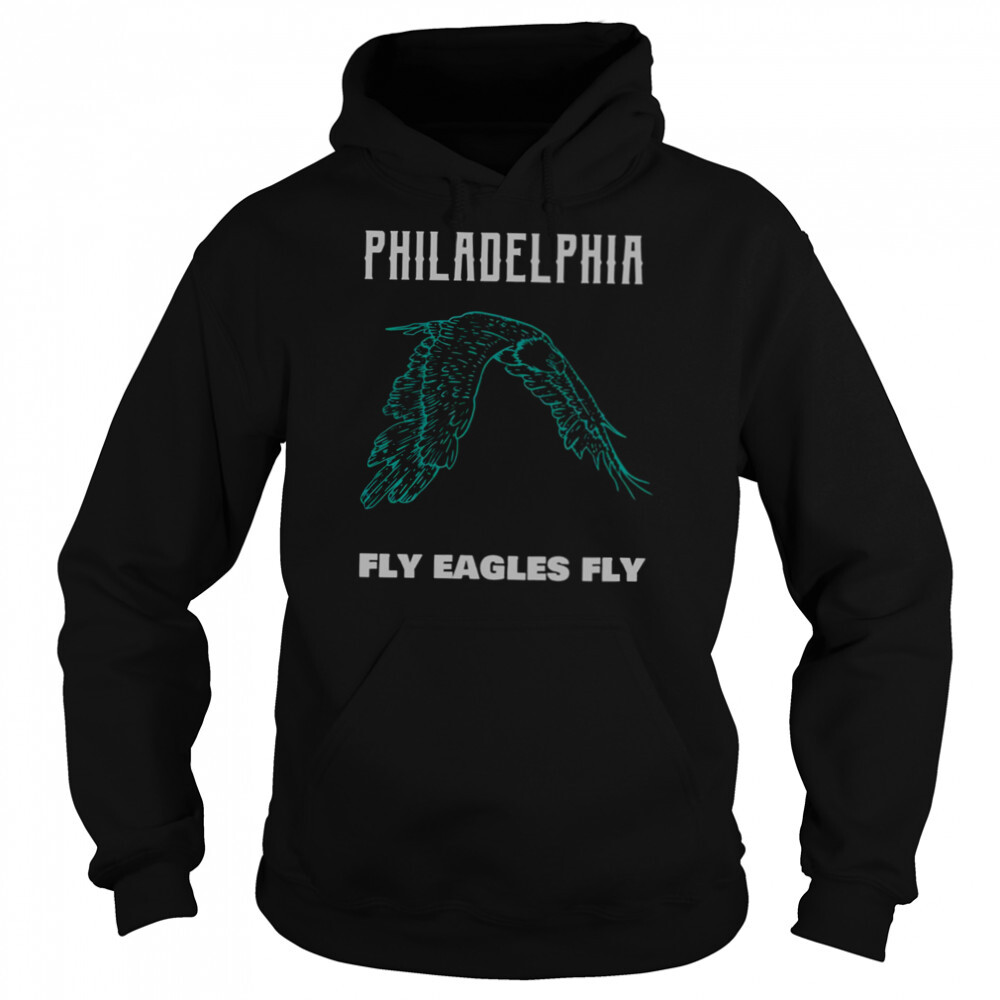 In The Sky Eagles Fly Philadelphia Football shirt 5 Hoodie shirts