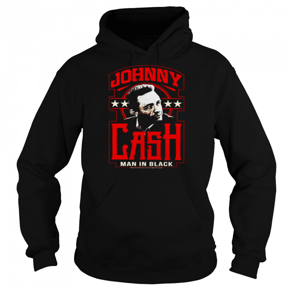 Johnny Cash man in black shirt 5 Hoodie shirts