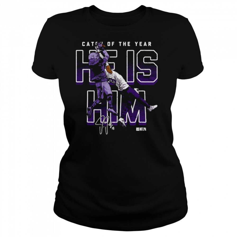 Justin Jefferson Minnesota One-Handed Catch signature shirt 4 Women's shirts