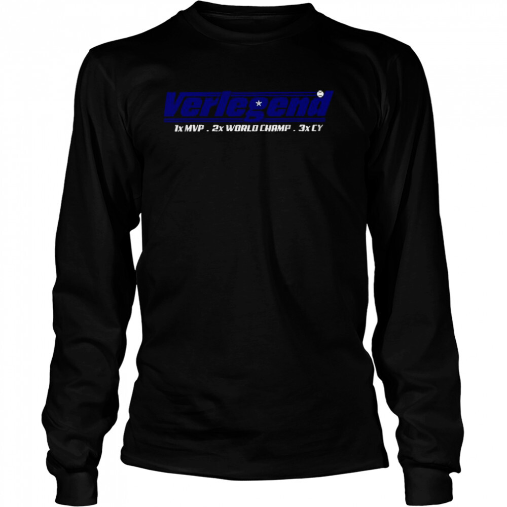 Justin Verlander Verlegend shirt 3 Long Sleeved shirts