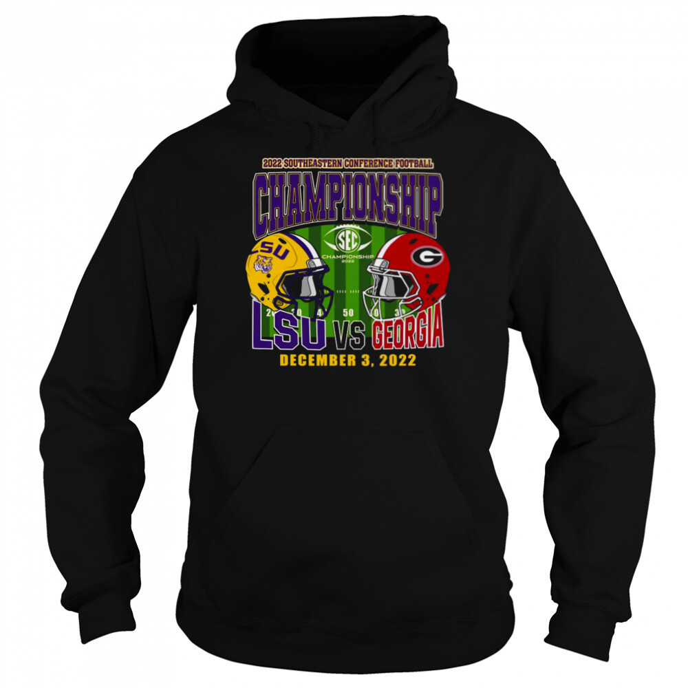 LSU Tigers Vs Georgia Bulldogs 2022 Southeastern Conference Football Championship 2022 Shirt 5 Hoodie shirts