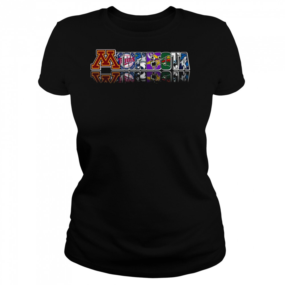 Minnesota Sports team Minnesota Twins Minnesota Vikings Minnesota Timberwolves shirt 4 Women's shirts