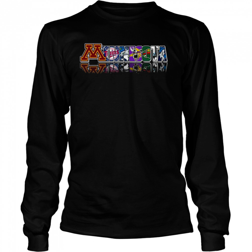 Minnesota Sports team Minnesota Twins Minnesota Vikings Minnesota Timberwolves shirt 3 Long Sleeved shirts