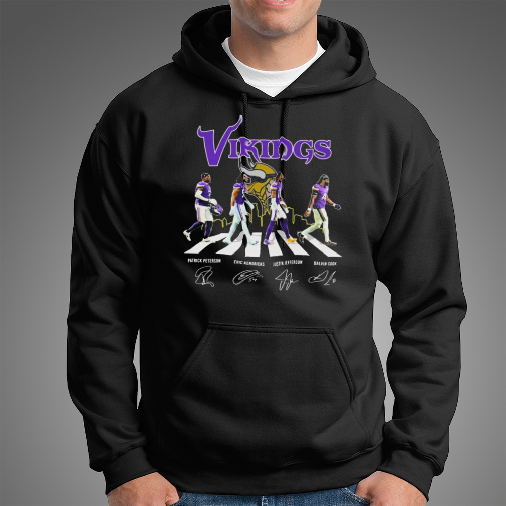 Minnesota Vikings Abbey Road Signatures Shirt - Bring Your Ideas