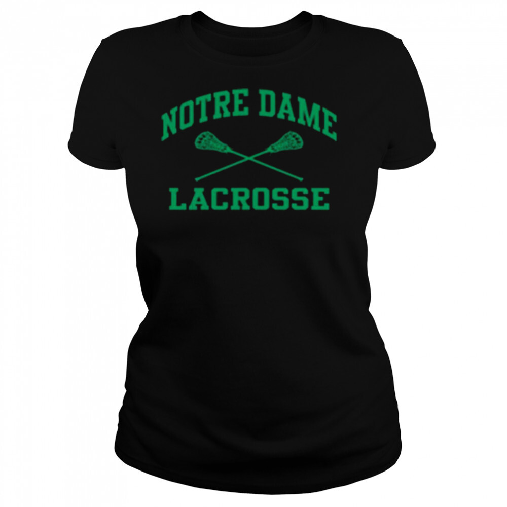 Ncaa notre dame lacrosse icon shirt 4 Women's shirts