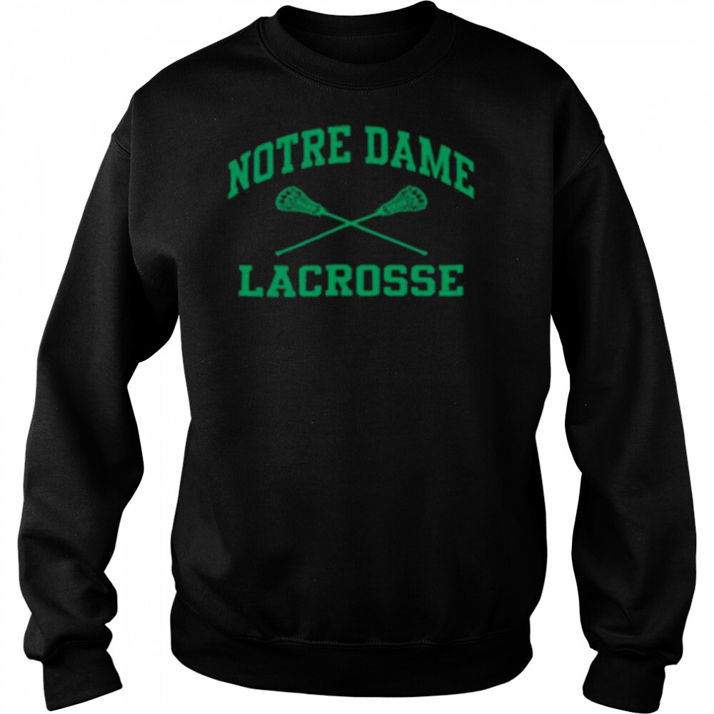 Ncaa notre dame lacrosse icon shirt 2 Sweat shirts