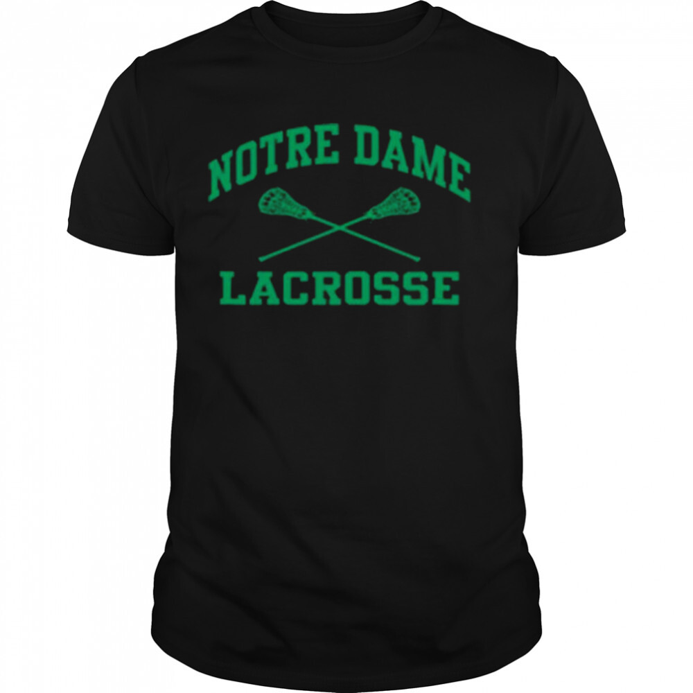 Ncaa notre dame lacrosse icon shirt 1 Unisex shirts