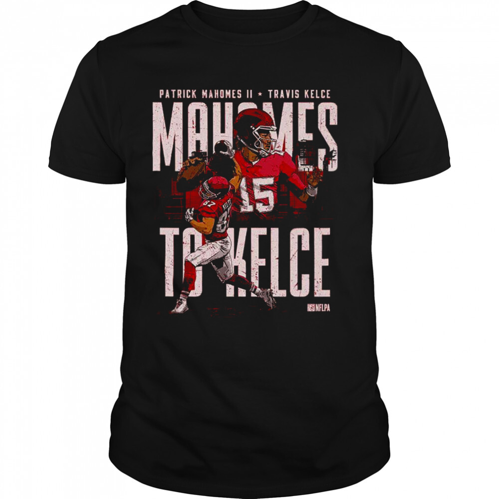 Patrick Mahomes & Travis Kelce Kansas City Connection shirt 1 Unisex shirts