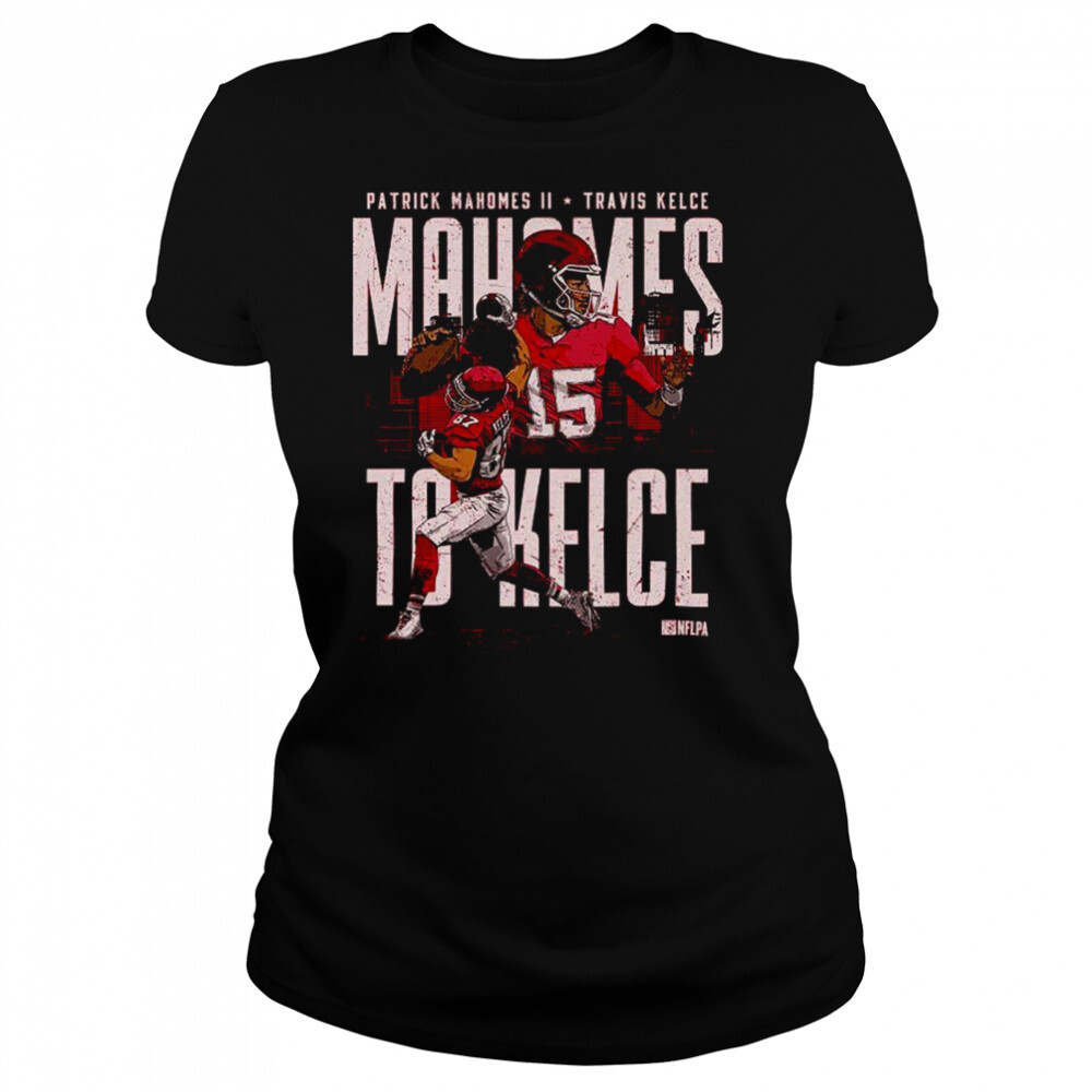 Patrick Mahomes & Travis Kelce Kansas City Connection shirt 4 Women's shirts