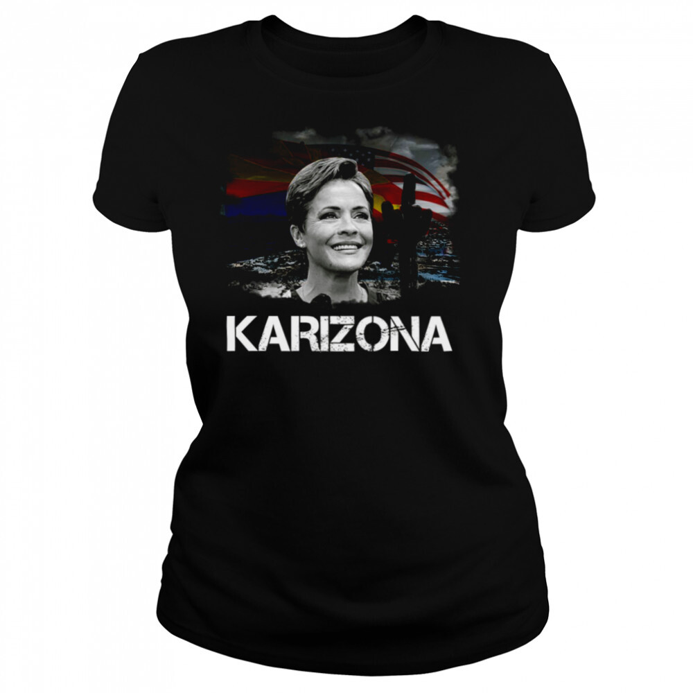 Portrait Of Karizona Kari Lake shirt 4 Women's shirts