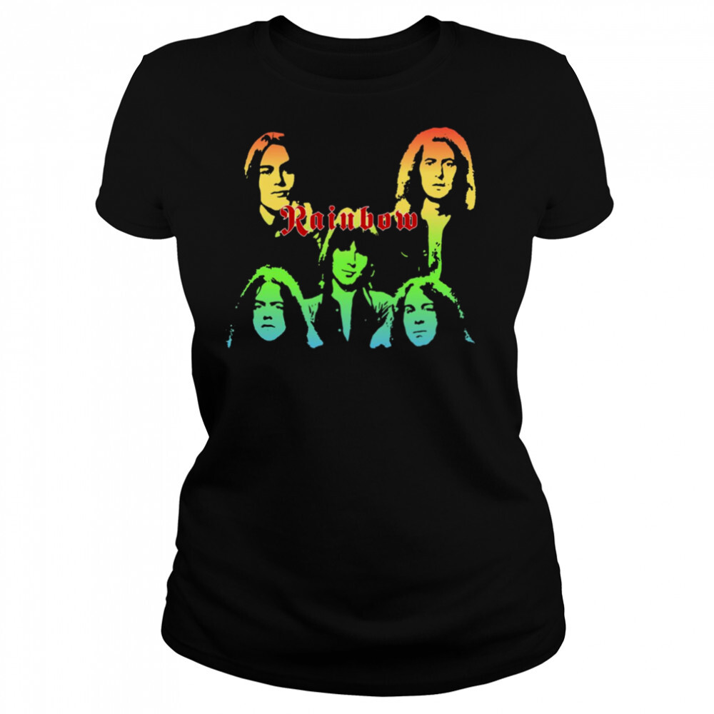 Rainbow Band Early Days Tribute shirt 4 Women's shirts