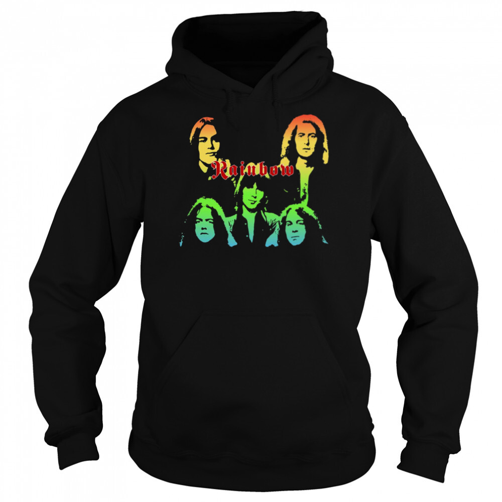 Rainbow Band Early Days Tribute shirt 5 Hoodie shirts
