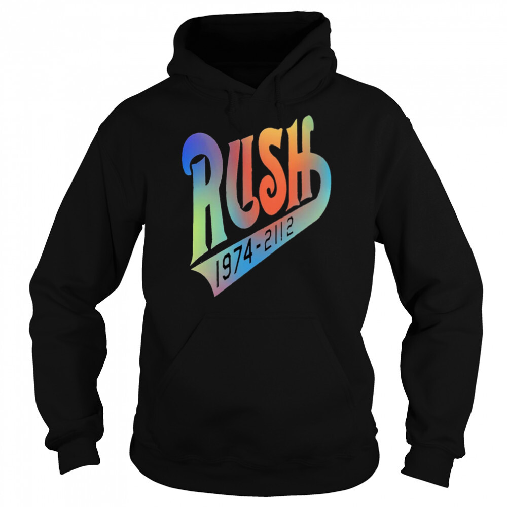 Rainbow Is Color Rush 1974-2112 shirt 5 Hoodie shirts