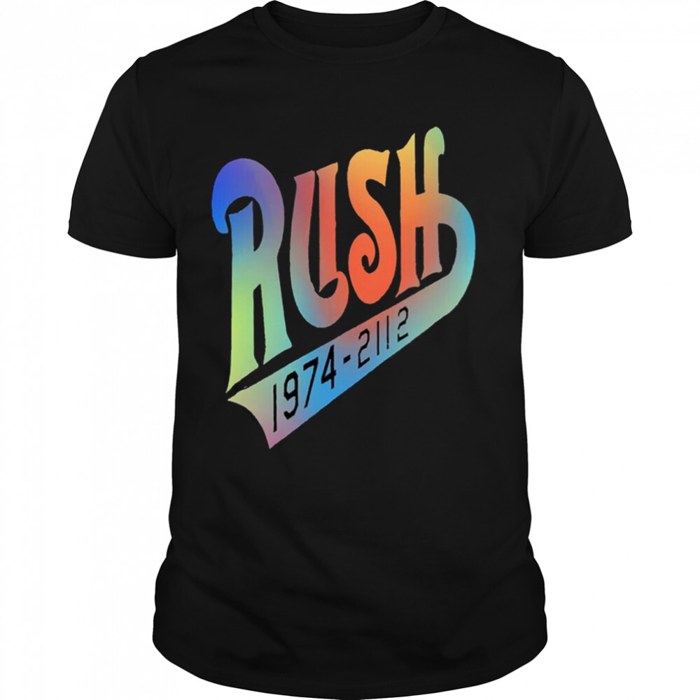 Rainbow Is Color Rush 1974-2112 shirt 1 Unisex shirts
