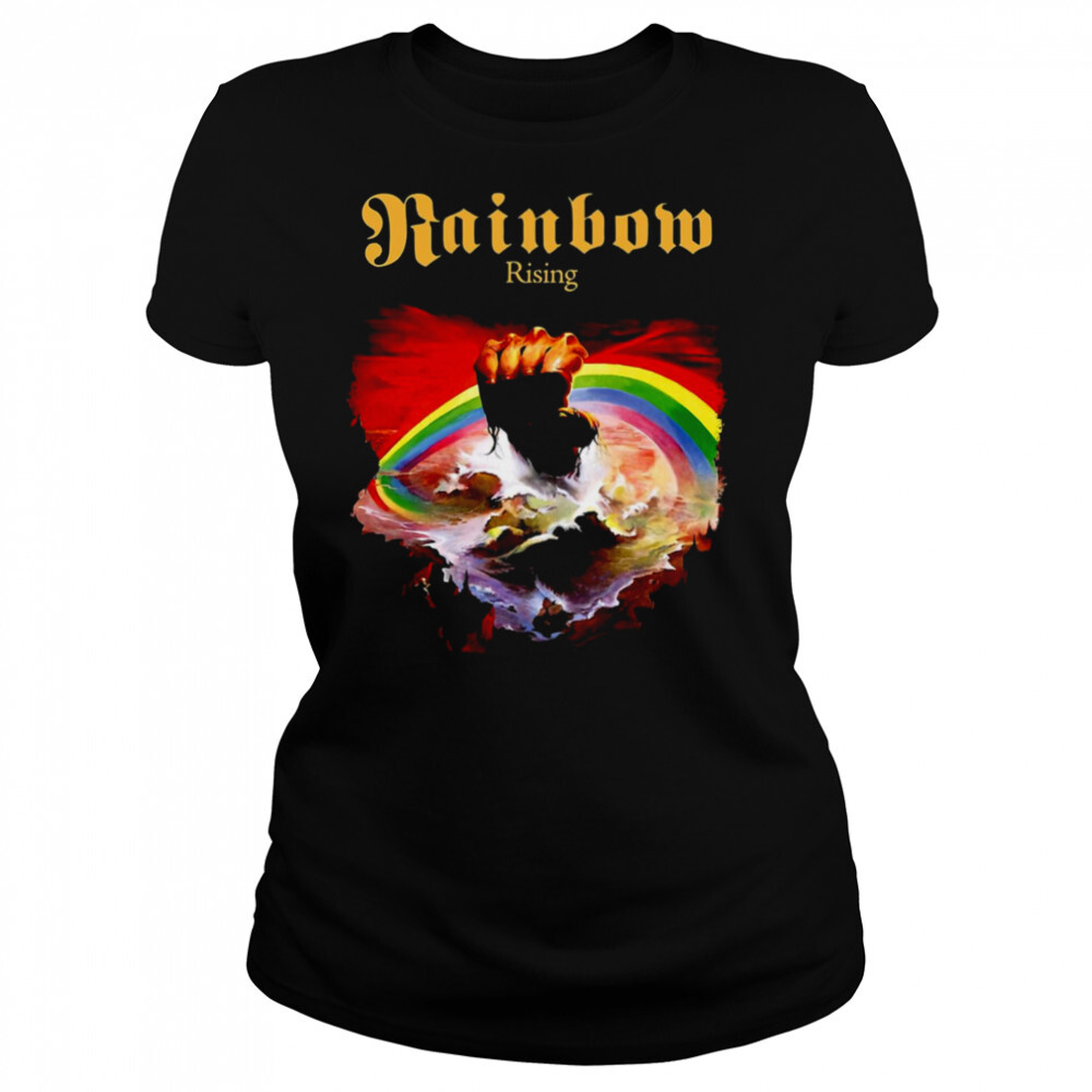 Rainbow Rising Dio Band shirt 4 Women's shirts