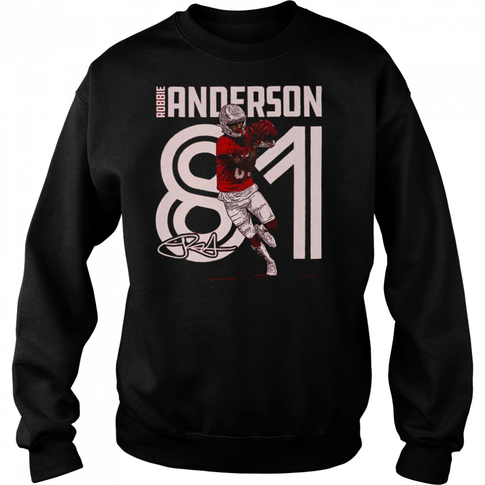 Robbie Anderson Arizona Cardinals Inline signature shirt 2 Sweat shirts
