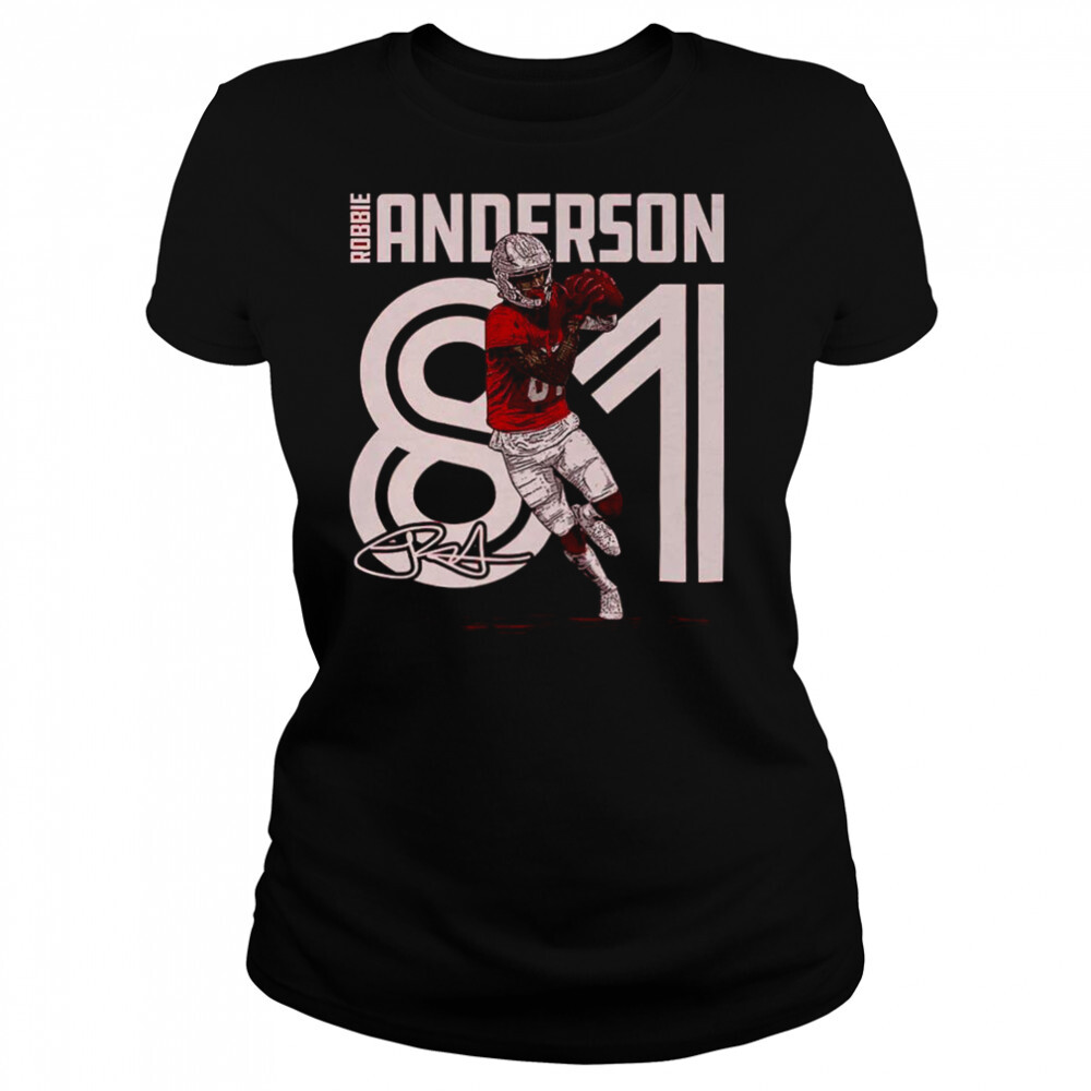 Robbie Anderson Arizona Cardinals Inline signature shirt 4 Women's shirts