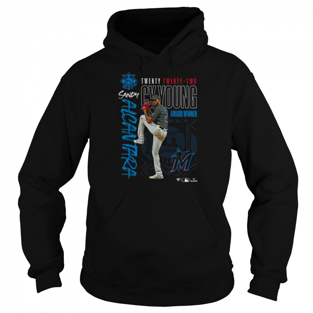 Sandy Alcantara Miami Marlins 2022 NL Cy Young Award Winner T-Shirt 5 Hoodie shirts