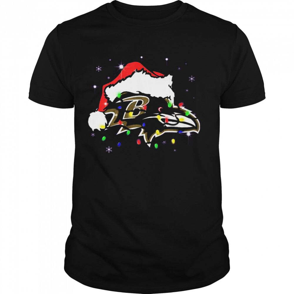 Santa Hat Baltimore Light Christmas Shirt 1 Unisex shirts