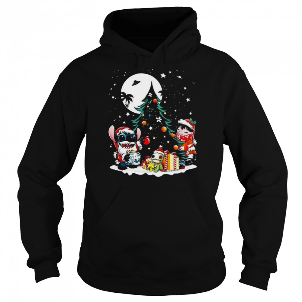 Santa Stitch 2022 Merry Christmas shirt 5 Hoodie shirts