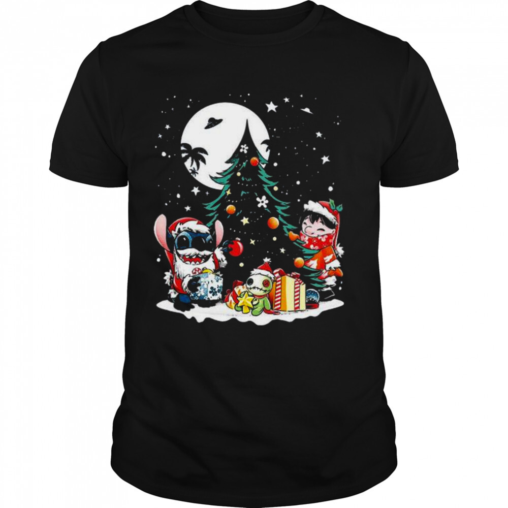 Santa Stitch 2022 Merry Christmas shirt 1 Unisex shirts
