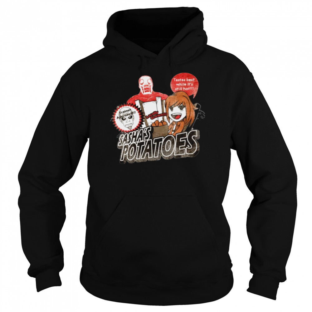 Shasha’s Potatoes Attack On Titan Logo shirt 5 Hoodie shirts