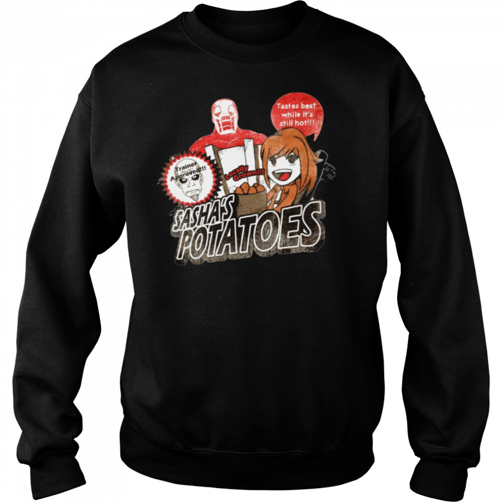 Shasha’s Potatoes Attack On Titan Logo shirt 2 Sweat shirts