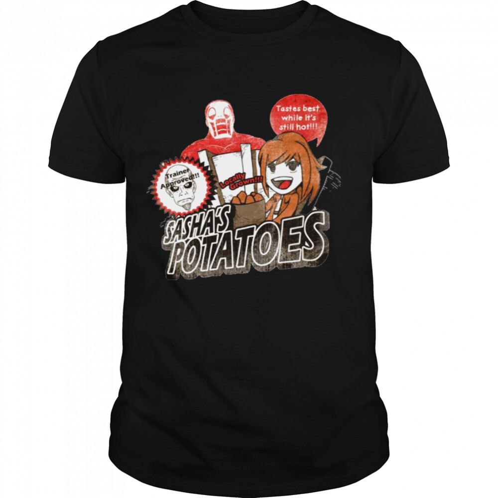 Shasha’s Potatoes Attack On Titan Logo shirt 1 Unisex shirts