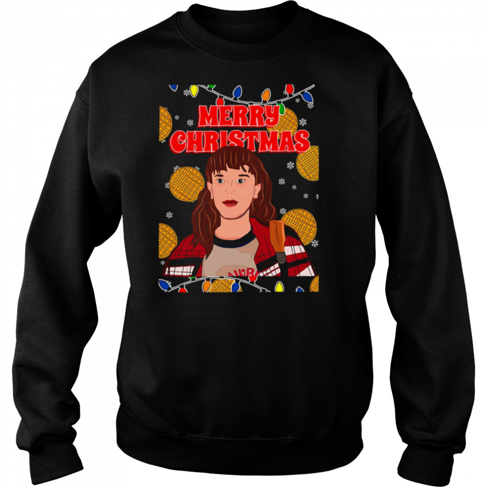 Stranger Things 4 Christmas Design Eleven Character shirt 2 Sweat shirts